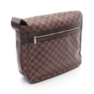 Louis Vuitton Bastille Shoulder Bag Canvas Leather Damier Brown